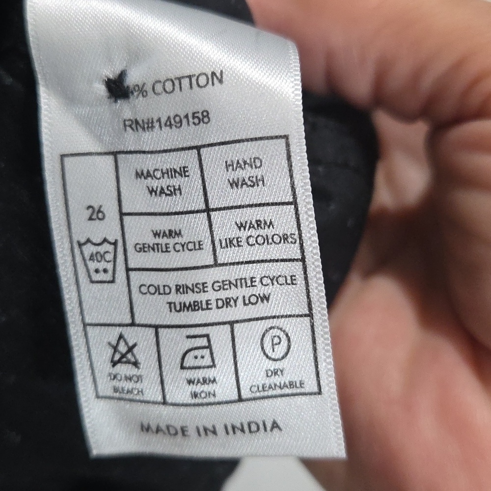 Craft+Flow Mens Black Button Down Shirt, SIZE 2XL - Picture 5 of 6